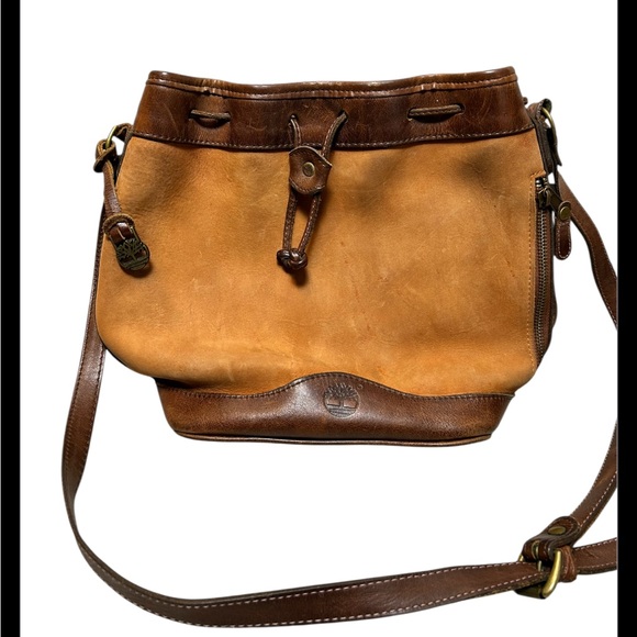 Timberland Handbags - Vintage Timeberland Leather Bucket Bag Made In USA